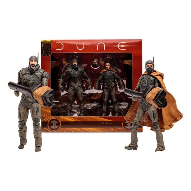 McFarlane Dune: Part Two Action Figure 2-Pack Stilgar & Shishakli (Gold Label) 18 cm