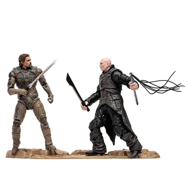 Dune: Part Two Action Figure 2-Pack Gurney Halleck & Rabban 18 cm