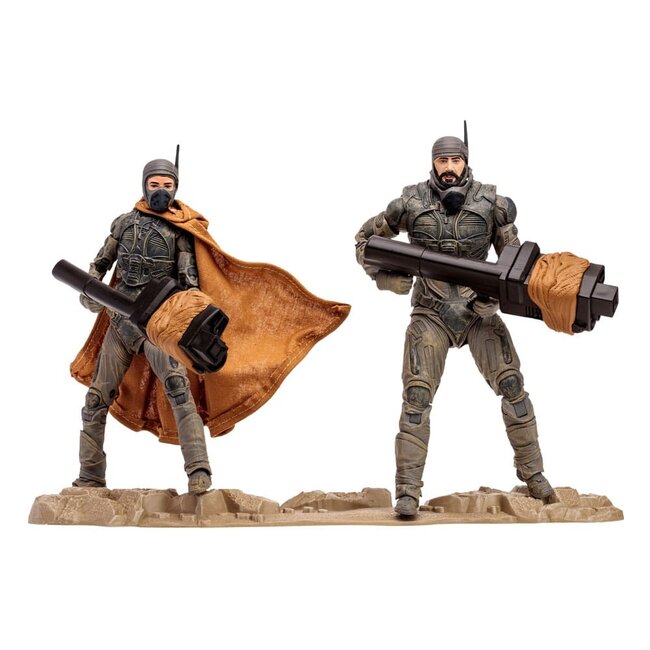 Dune: Part Two Actionfiguren 2er-Pack Stilgar & Shishakli (Gold Label) 18 cm