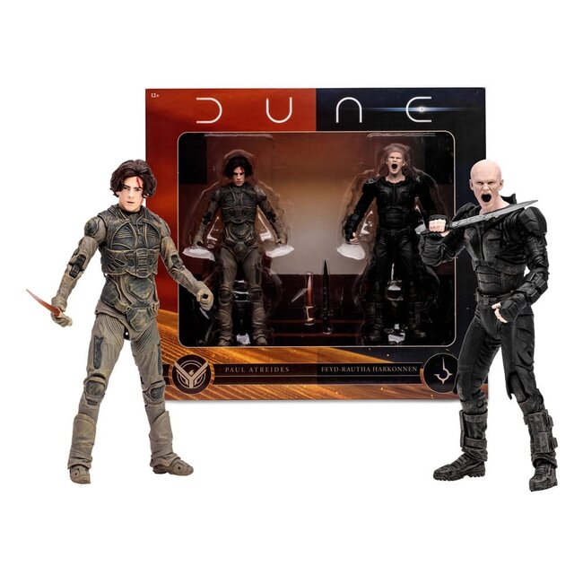 Dune: Part Two Action Figure 2-Pack Paul Atreides & Feyd-Rautha Harkonnen 18 cm