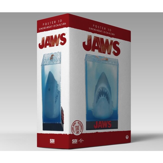 Der weiße Hai 3D-Poster 30 cm