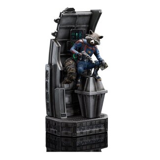 Iron Studios Marvel Scale Statue 1/10 Guardians of the Galaxy Vol. 3 Raketenwaschbären 20 cm