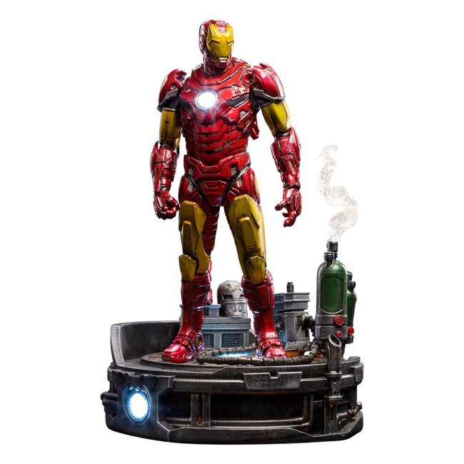Iron Studios Marvel Deluxe Art Scale Statue 1/10 Iron Man Unleashed 23 cm