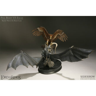 Sideshow Collectibles Herr der Ringe – Schlacht über dem Schwarzen Tor: Fell Beast vs. Eagle Diorama