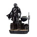 Iron Studios Star Wars The Mandalorian Scale Statue 1/10 Din Djarin und Din Grogu 21 cm