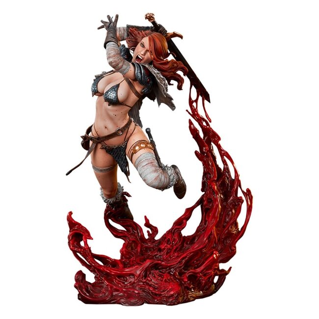 Red Sonja Premium Format Statue Red Sonja: Ein wildes Schwert 58 cm