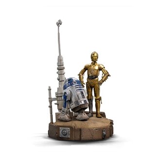 Iron Studios Star Wars Deluxe Art Scale Statue 1/10 C-3PO & R2D2 31 cm