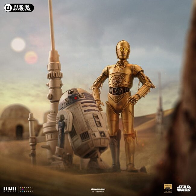 Star Wars Deluxe Art Scale Statue 1/10 C-3PO & R2-D2 31 cm