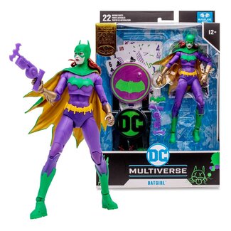 McFarlane DC Multiverse Action Figure Batgirl Jokerized (Three Jokers) (Gold Label) 18 cm