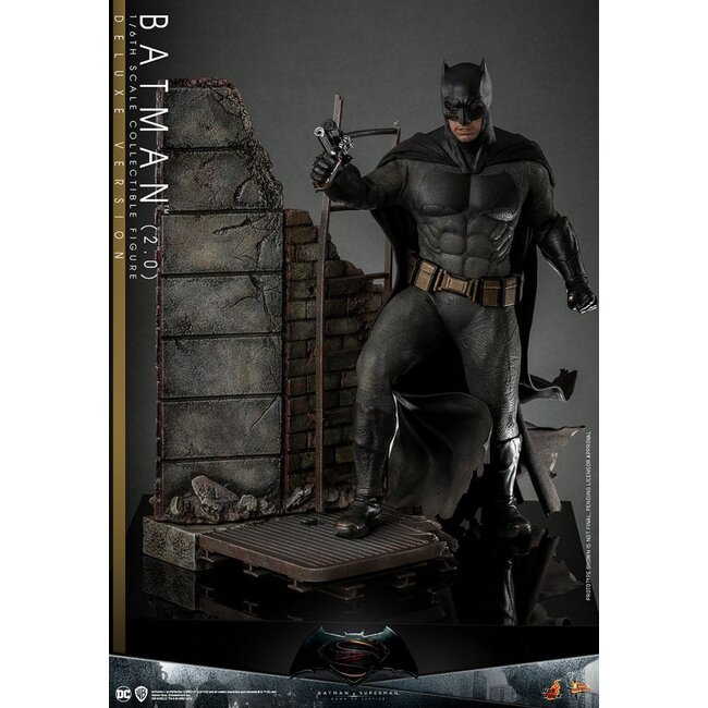 Batman v Superman: Dawn of Justice Movie Masterpiece Actionfigur 1/6 Batman 2.0 (Deluxe-Version) 32 cm