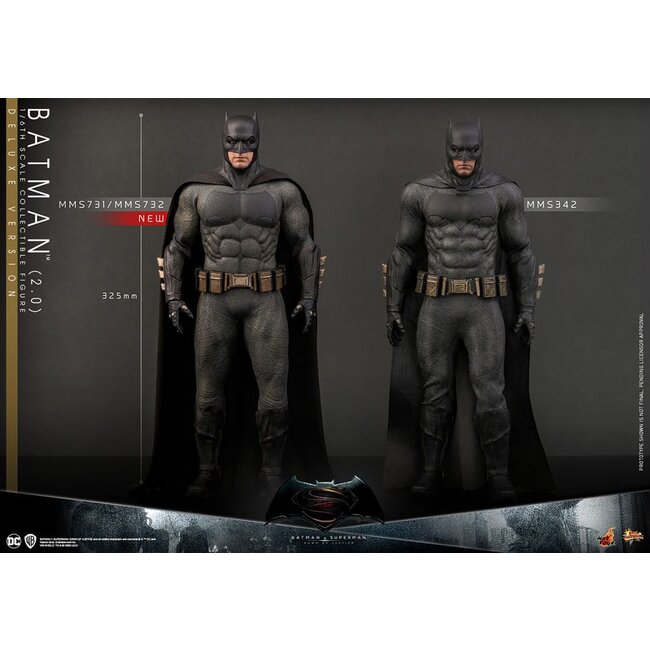 Batman v Superman: Dawn of Justice Movie Masterpiece Actionfigur 1/6 Batman 2.0 (Deluxe-Version) 32 cm