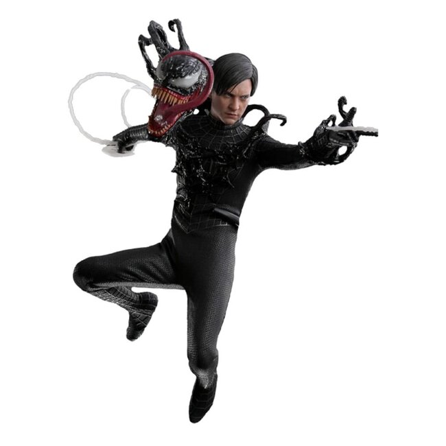 Hot Toys Spider-Man 3 Movie Masterpiece Action Figure 1/6 Spider-Man (Black Suit) 30 cm