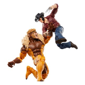 Hasbro Wolverine 50th Anniversary Marvel Legends Action Figure 2-Pack Marvel's Logan & Sabretooth 15 cm