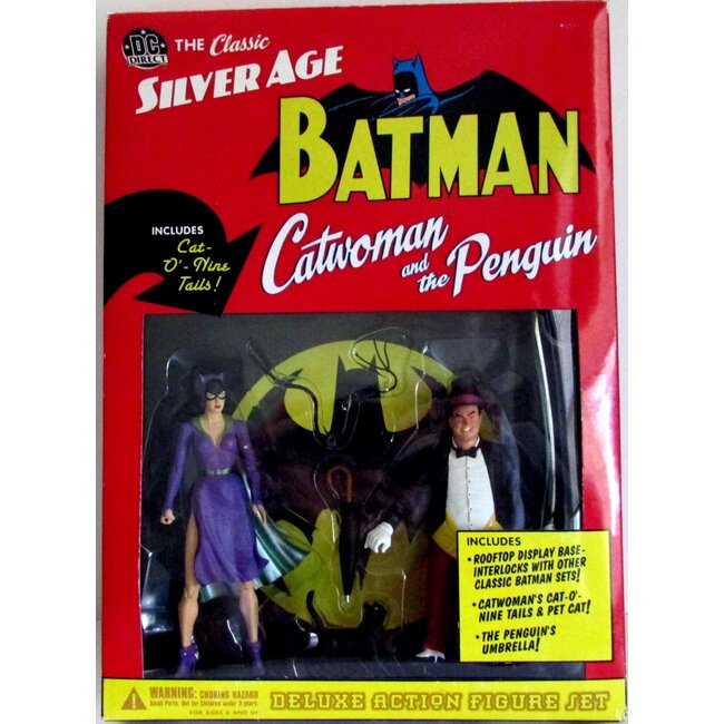 DC Direct Silver Age Catwoman & Penguin 2 Pack