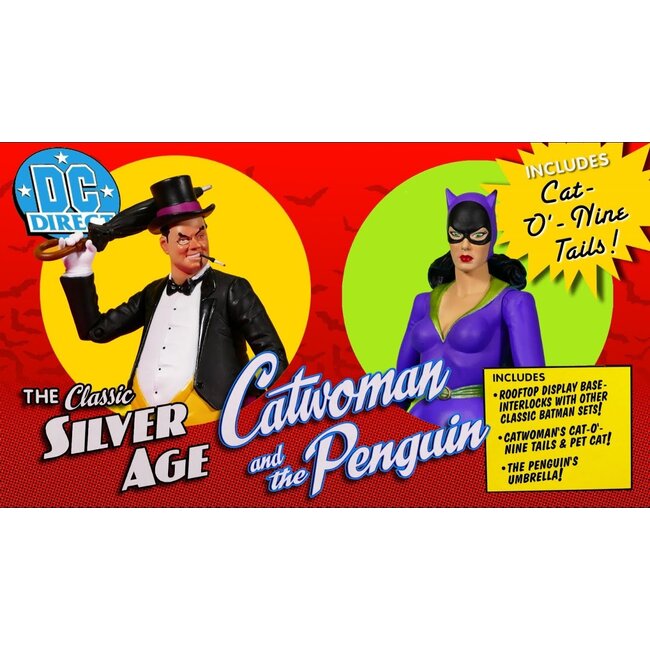 DC Direct Silver Age Catwoman & Penguin 2er-Pack