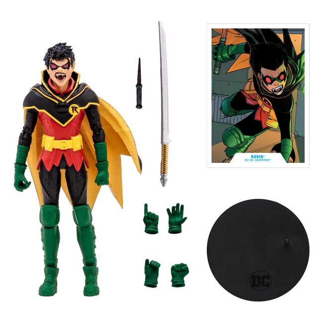 DC Multiverse Action Figure Damian Wayne Robin (DC vs. Vampires) (Gold Label) 18 cm