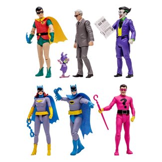 McFarlane DC Retro Actionfiguren 15 cm Wave 9 The New Adventures of Batman Set (6)