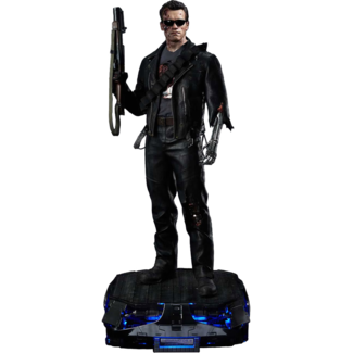 Prime 1 Studio Terminator 2 Museum Masterline Series Statue 1/3 T-800 Final Battle Deluxe Bonus Version 75 cm