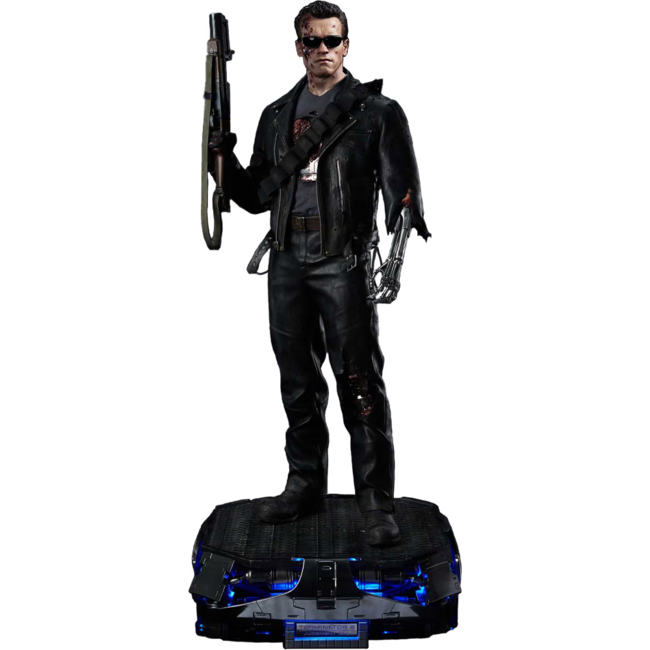 Prime 1 Studio Terminator 2 Museum Masterline Series Statue 1/3 T-800 Final Battle Deluxe Bonusversion 75 cm