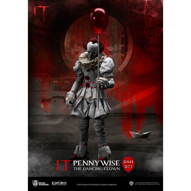 Beast Kingdom Toys Stephen Kings It Dynamic 8ction Heroes Actionfigur 1/9 Pennywise 21 cm