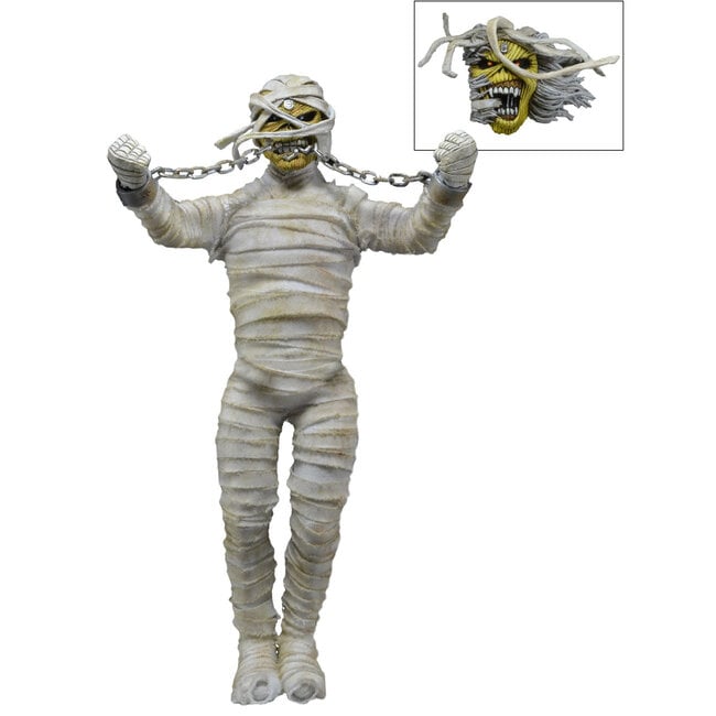 NECA Iron Maiden Retro Action Figure Mummy Eddie 20 cm