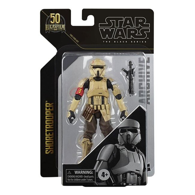 Hasbro Star Wars Black Series Archive Actionfiguren 15 cm 2021 50. Jubiläum – Shoretrooper (Rogue One)