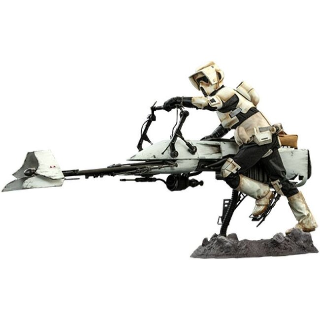 Star Wars The Mandalorian Action Figure 1/6 Scout Trooper & Speeder Bike 30 cm