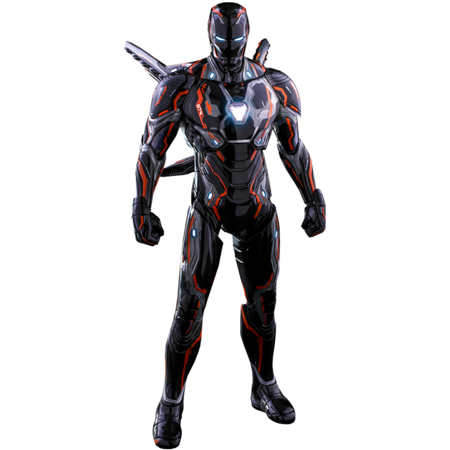 Avengers: Infinity War Masterpiece Series Diecast Actionfigur 1/6 Neon Tech Iron Man 4.0 Hot Toys Exkl.
