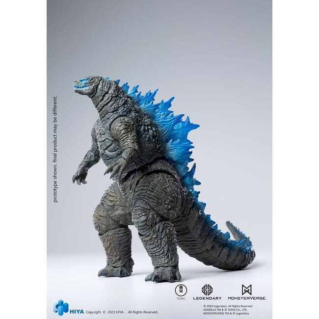 Godzilla Exquisite Basic Action Figure Godzilla vs. Kong Heat Ray Godzilla Translucent Version 18 cm