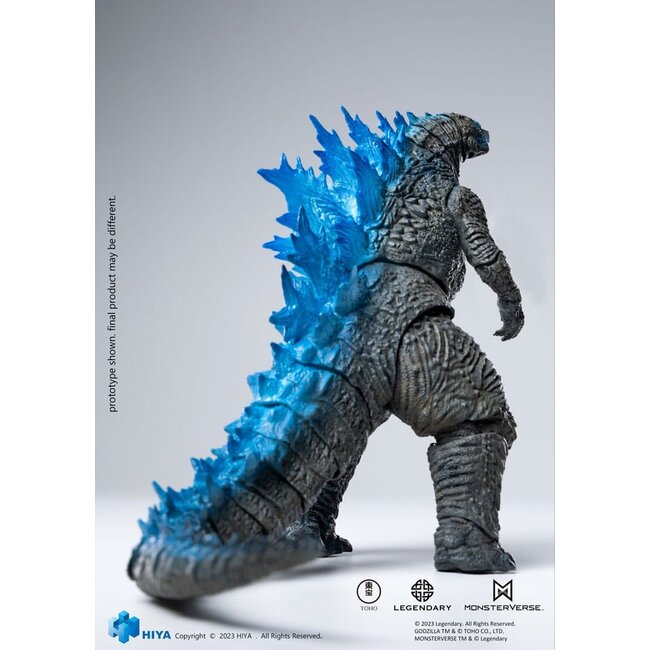 Godzilla Exquisite Basic Action Figure Godzilla vs. Kong Heat Ray Godzilla Translucent Version 18 cm