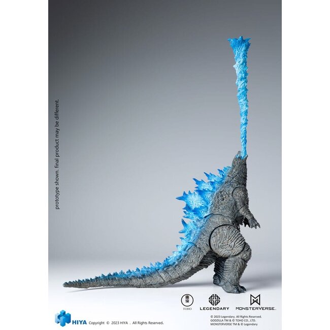 Hiya Toys Godzilla Exquisite Basic Action Figure Godzilla vs. Kong Heat Ray Godzilla Translucent Version 18 cm