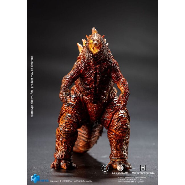 Godzilla Exquisite Basic Action Figure Godzilla: King of the Monsters Burning Godzilla 18 cm