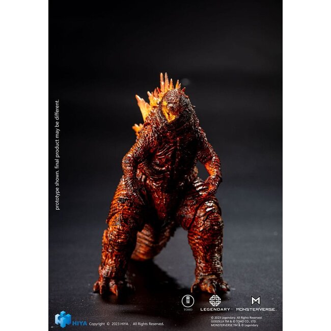 Godzilla Exquisite Basic Action Figure Godzilla: King of the Monsters Burning Godzilla 18 cm