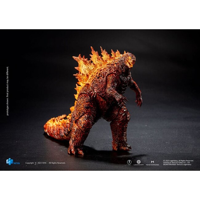 Godzilla Exquisite Basic Action Figure Godzilla: King of the Monsters Burning Godzilla 18 cm