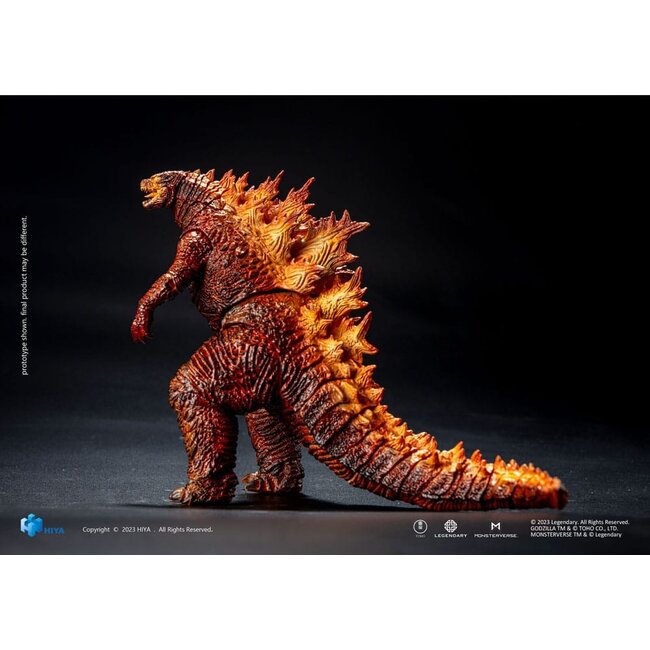 Godzilla Exquisite Basic Action Figure Godzilla: King of the Monsters Burning Godzilla 18 cm