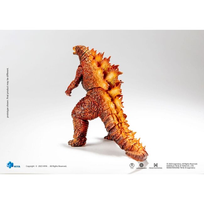 Godzilla Exquisite Basic Action Figure Godzilla: King of the Monsters Burning Godzilla 18 cm