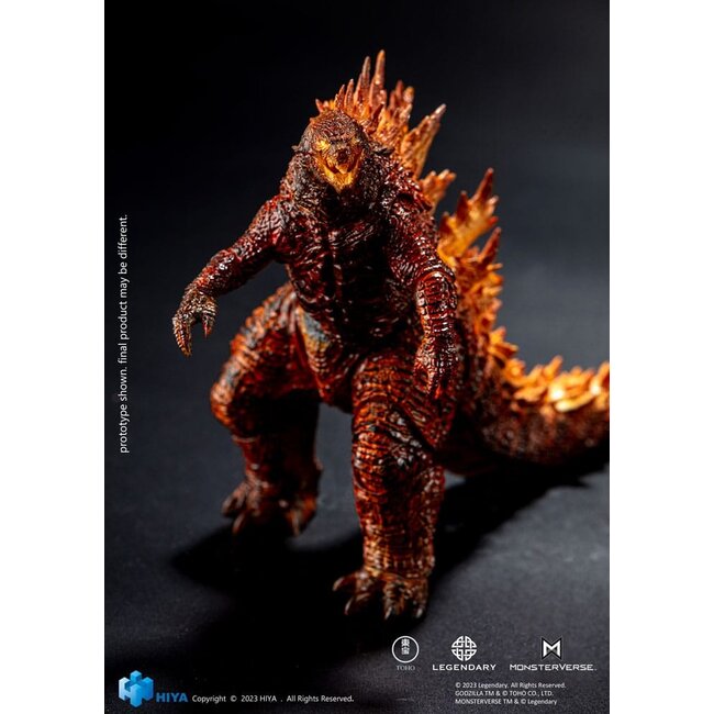 Godzilla Exquisite Basic Action Figure Godzilla: King of the Monsters Burning Godzilla 18 cm