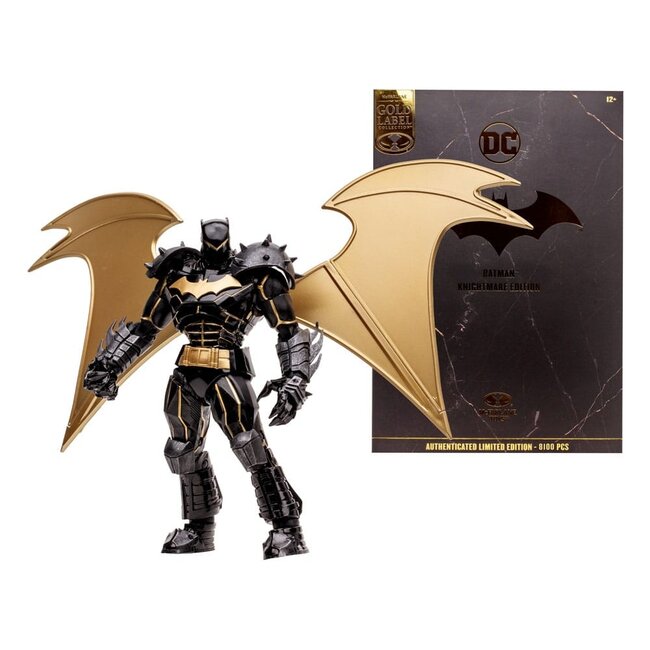McFarlane DC Multiverse Actionfigur Batman (Hellbat) (Knightmare) (Gold Label) 18 cm