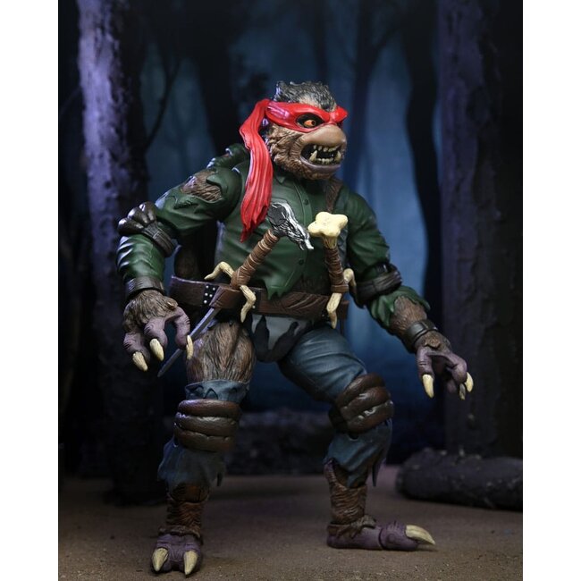 Universal Monsters x Teenage Mutant Ninja Turtles Action Figure Ultimate Raphael as The Wolfman 18 cm