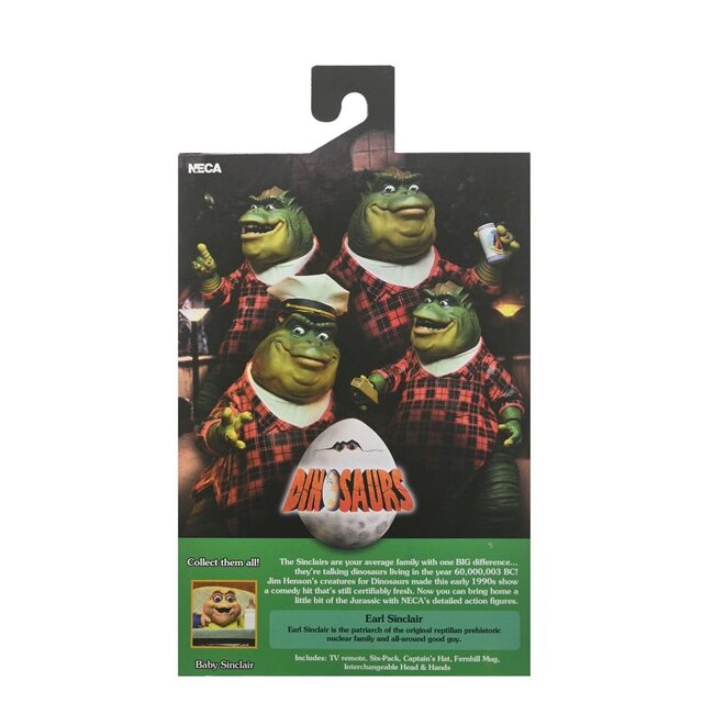 Dinosaurier-Actionfigur Ultimate Earl Sinclair 18 cm