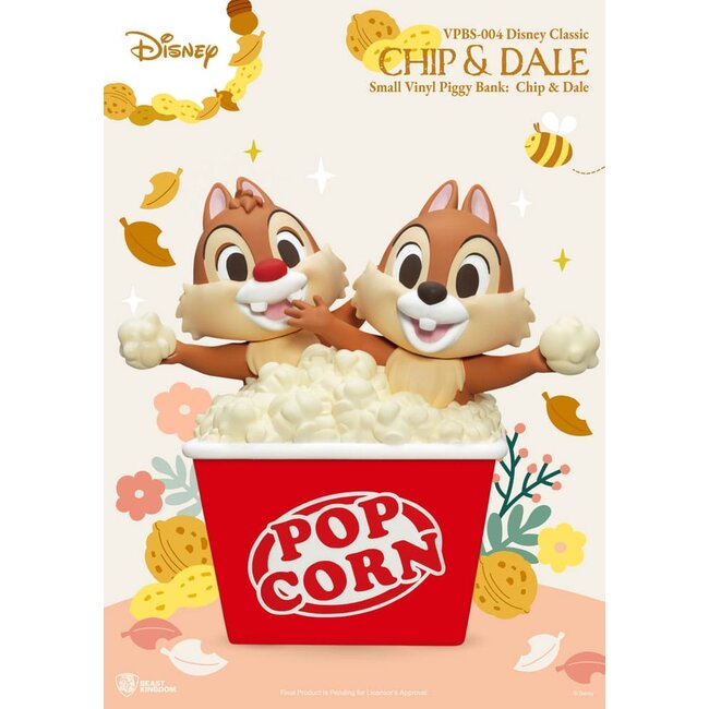 Beast Kingdom Disney Piggy Vinyl Spardose Chip & Dale 24 cm