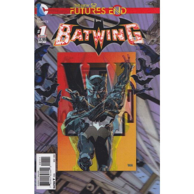 Batwing: Futures End 3D-Lentikularabdeckung