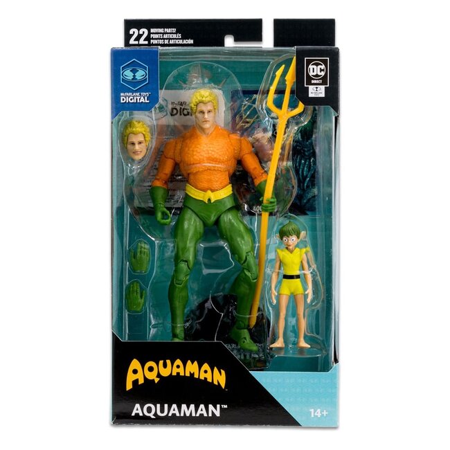 McFarlane Toys Digital Wave 1 AF 18 cm Aquaman (DC Classic)