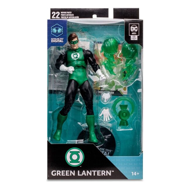 McFarlane Toys Digital Wave 1 AF 18 cm Green Lantern (The Silver Age)