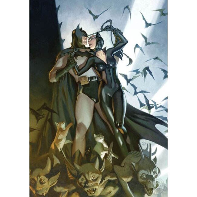 DC Comics Art Print Batman & Catwoman 46 x 61 cm - unframed