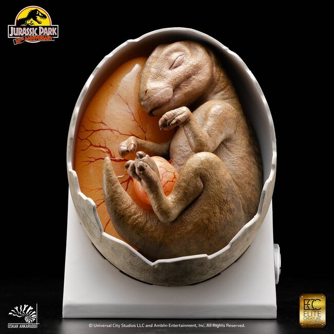 Elite Creature Collectibles Jurassic Park: 30th Anniversary - Hadrosaur Egg Hatching Statue