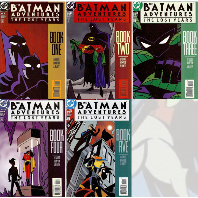 DC Comics Batman Adventures: The Lost Years Complete Series (5)
