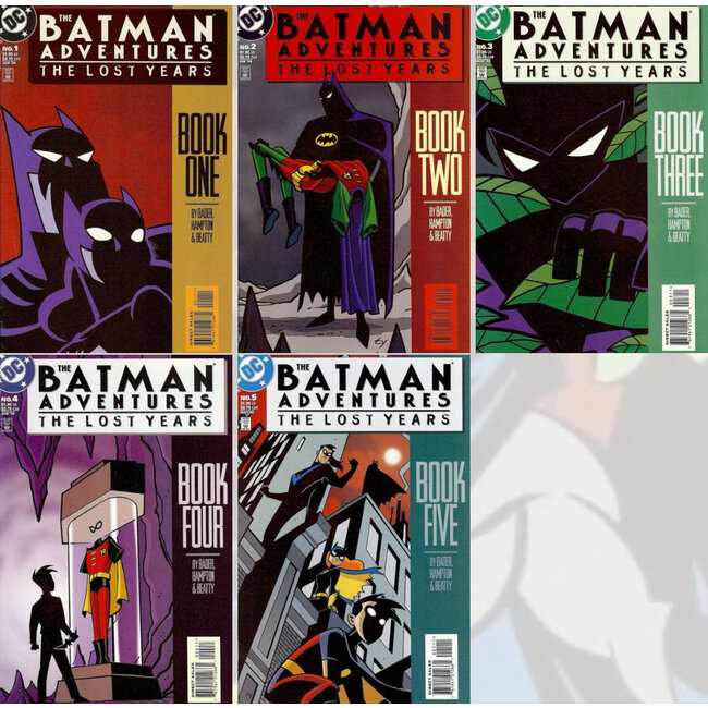 DC Comics Batman Adventures: The Lost Years Komplette Serie (5)