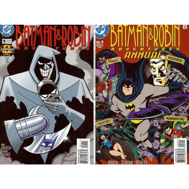 DC Comics Batman & Robin Adventures Annual Complete Collection (2)