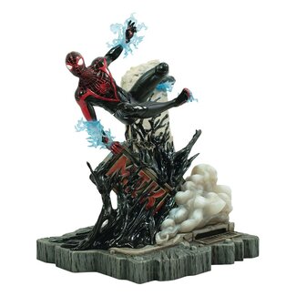 Diamond Select Toys Marvel's Spider-Man 2 Marvel Gallery Deluxe PVC Diorama Miles Morales (Gamerverse) 25 cm